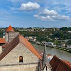 Blick vom Turm der Burg zu Burghausen