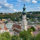 Blick vom Turm der Burg zu Burghausen