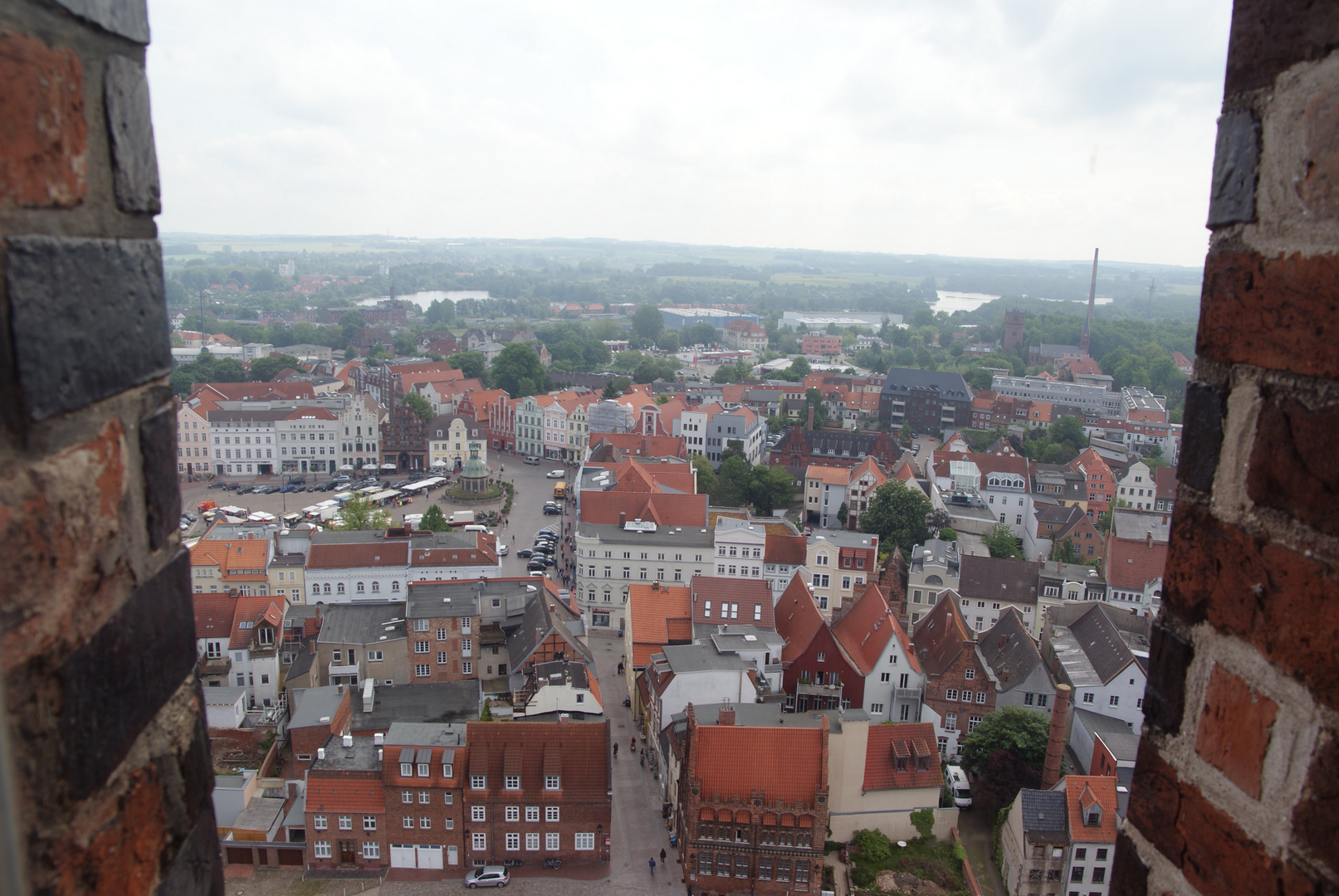 Blick vom Turm der Marienkirche