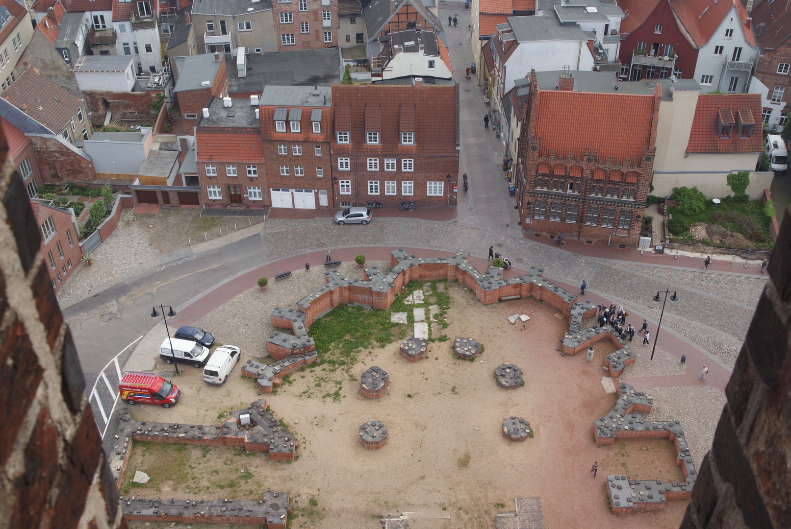 Blick vom Turm der Marienkirche