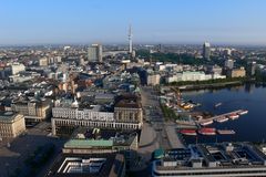 Blick vom Turm der Petri-Kirche