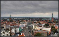 Blick vom Turm der Petrikirche