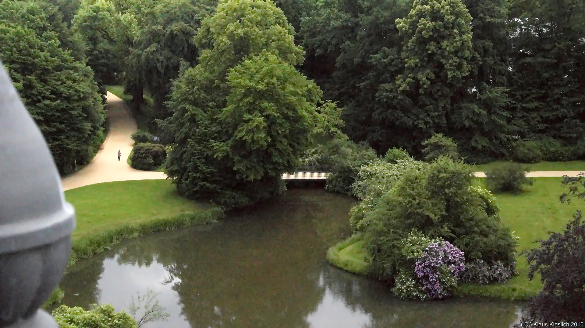 Blick vom Turm des Neuen Schlosses auf den Fürst-Pückler-Park