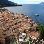 Blick vom Turm des Scaliger Castle in Malcesine