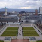 Blick vom Turm des Schlosses der drittgrößten Stadt des drittgrößten Bundeslandes