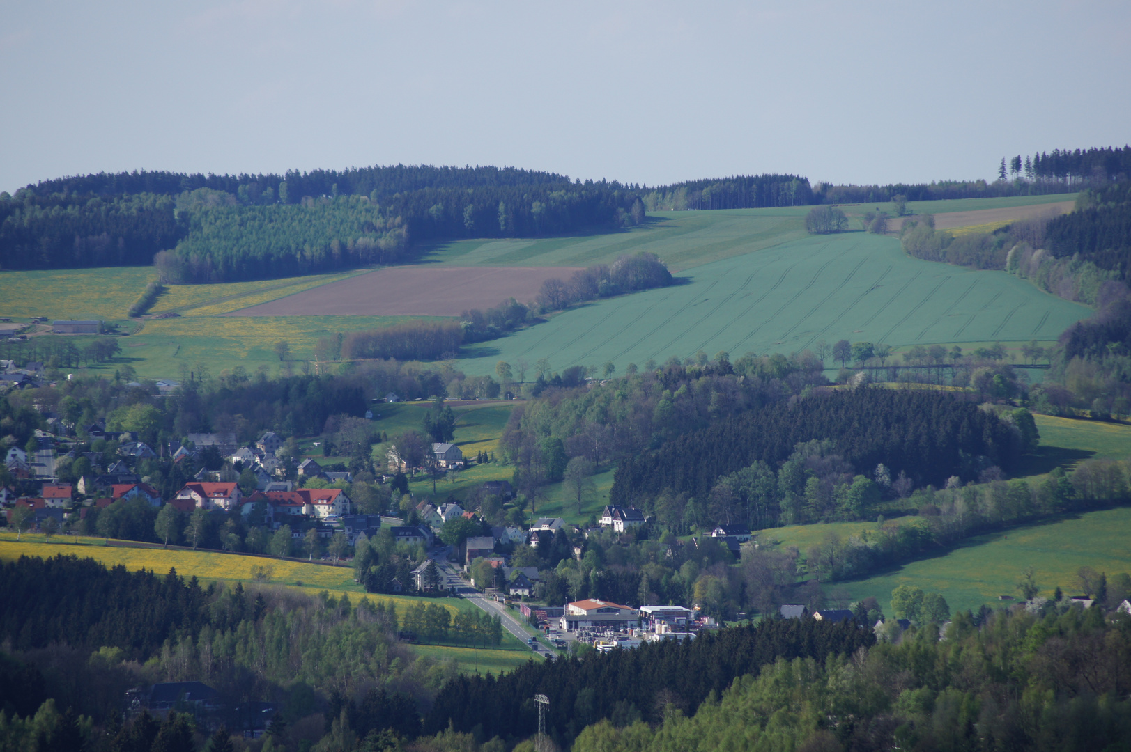 Blick vom Turm von St. Annen über Schönfeld