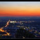 Blick vom Turmberg auf Karlsruhe