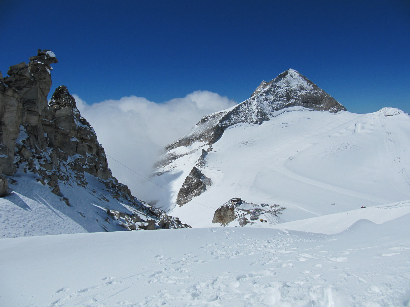 Blick vom Tuxer Gletscher