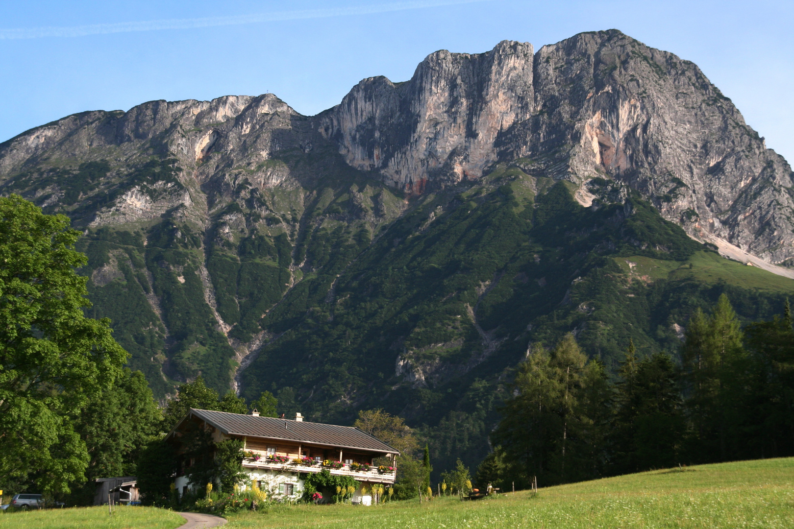 Blick vom Untersbergweg zum ...