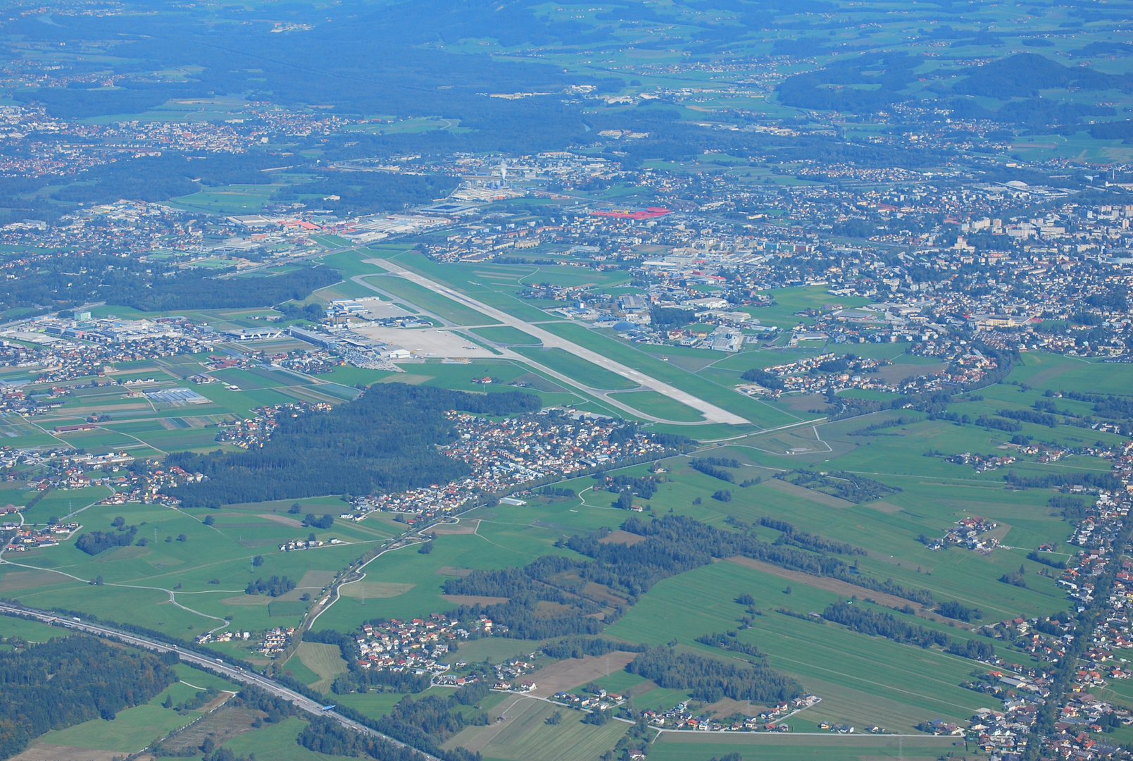 Blick vom Unterseeberg auf Salzburg