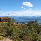 Blick vom Varden bei Molde auf den Moldefjord