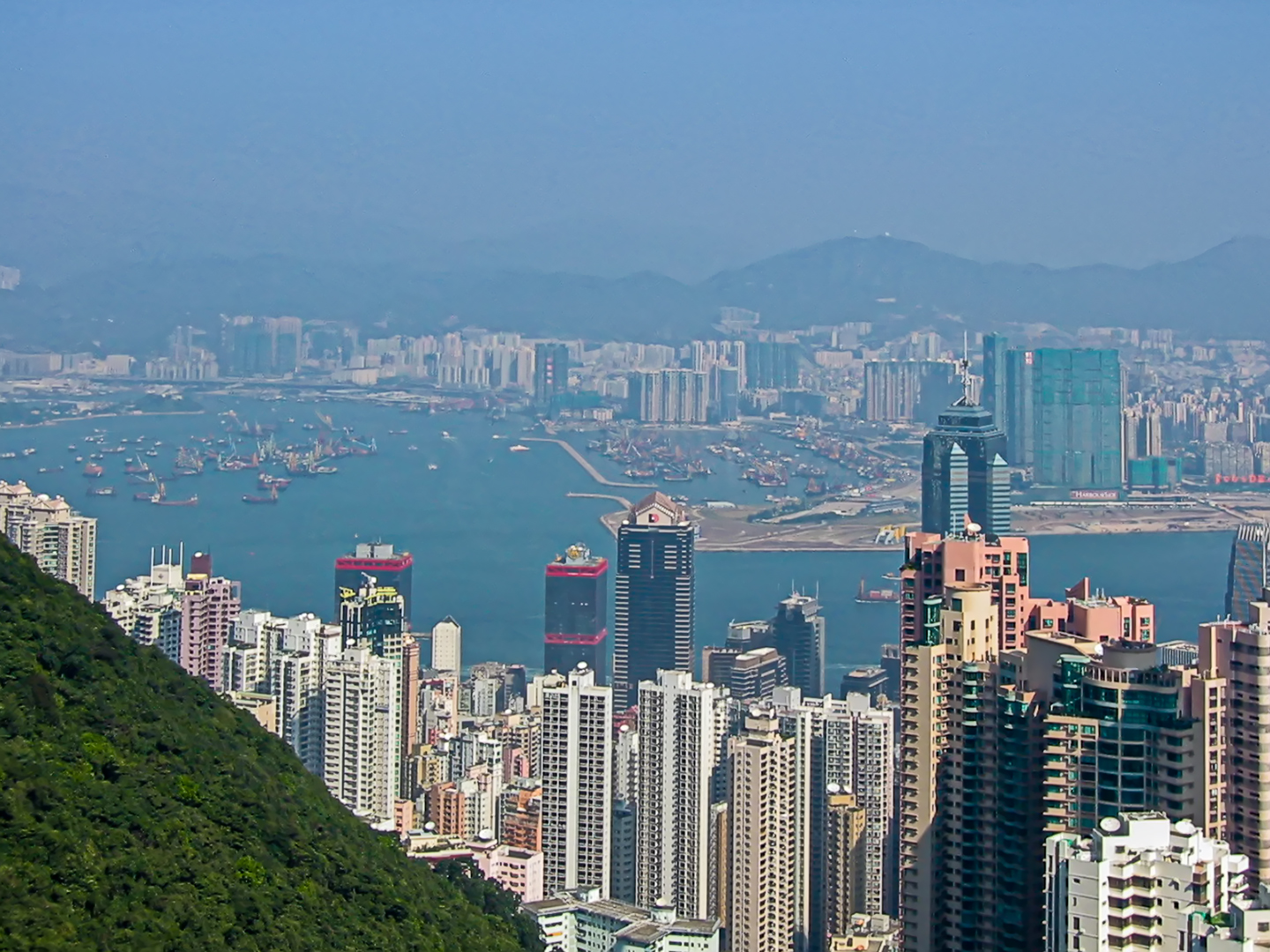 Blick vom Victoria Peak...