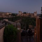 Blick vom Viertel Albaicin auf die Alhambra