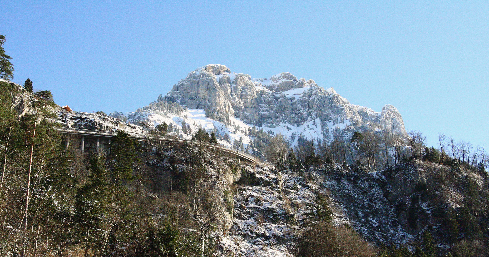 Blick vom Vierwaldstättersee zum Stoos