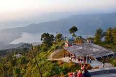 Blick vom View Point in Sarangkot