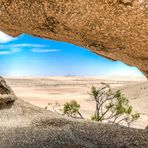 Blick vom Vogelfederberg auf die Namibwüste