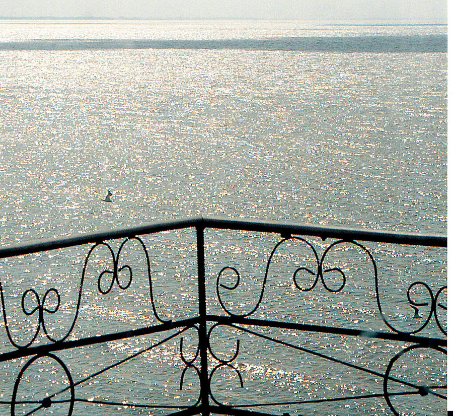 Blick vom Vogelwartenmuseum auf das Kurische Haff