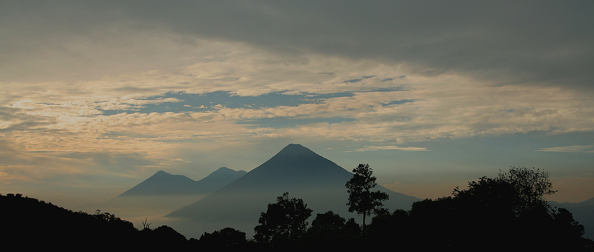 Blick vom Vulkan - Guatemala