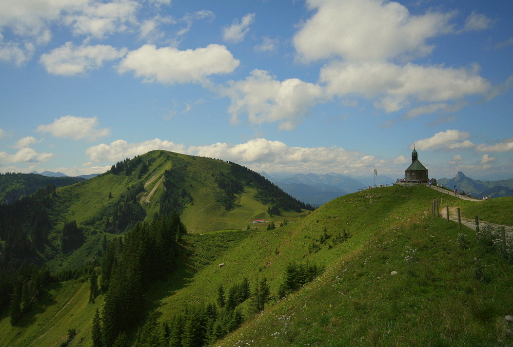 Blick vom Wallberg auf den Tegernsee