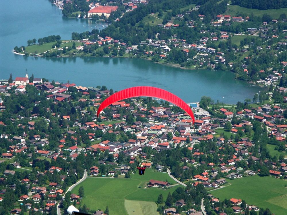 Blick vom Wallberg auf den Tegernsee