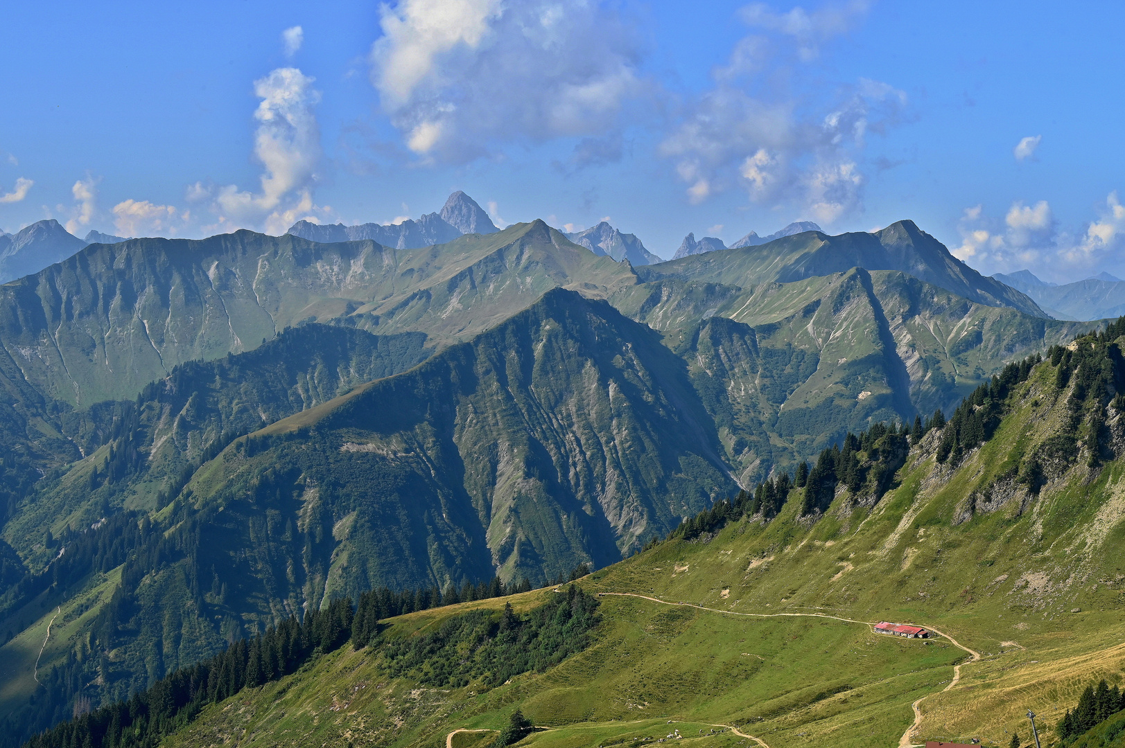 Blick vom Walmendinger Horn