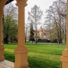 Blick vom Wandelgang auf die Hessingburg