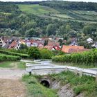 Blick vom Wanderweg der Weinberge über Sommerhausen