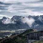 Blick vom Wank auf das Wettersteingebirge