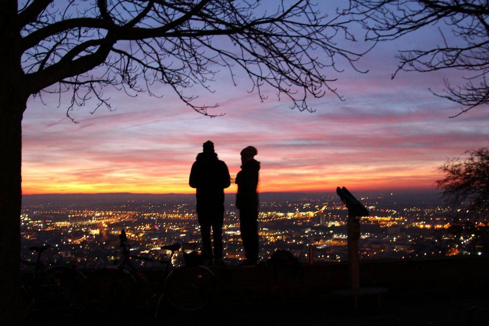 Blick vom Wartberg auf Heilbronn