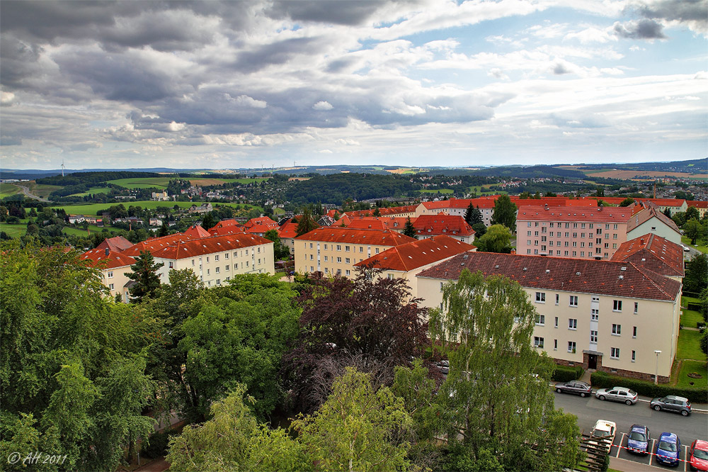 Blick vom Wasserturm