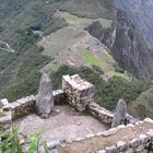 Blick vom Waynapicchu auf Machu Picchu.