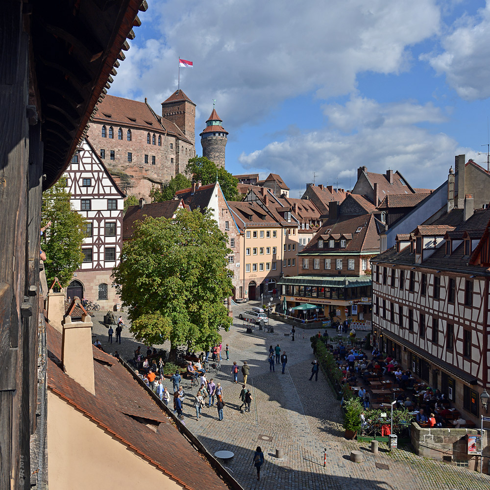 Blick vom Wehrgang