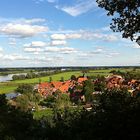 Blick vom Weinberg auf Hitzacker