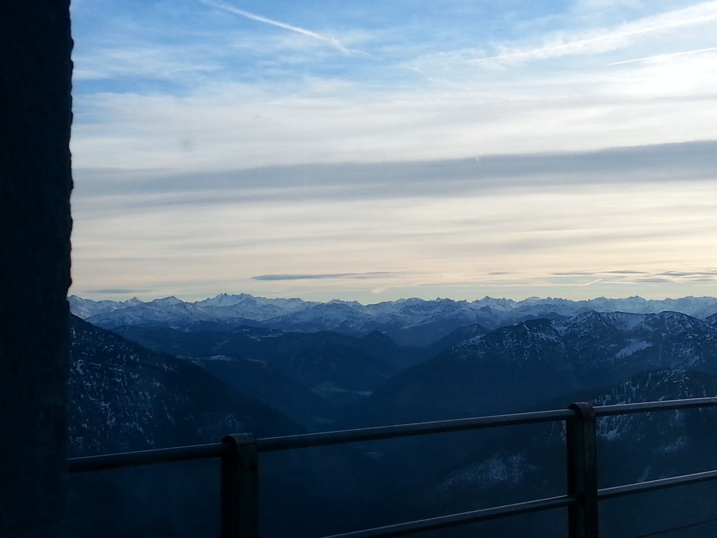 Blick vom Wendelstein auf die Berge