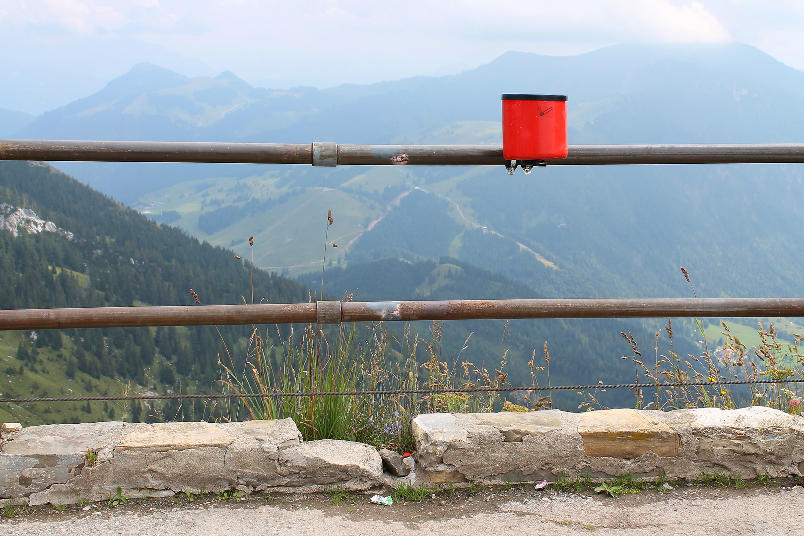 Blick vom Wendelstein-Haus