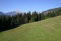 Blick vom Weneberg zum "Hochstadl" (Drautal)