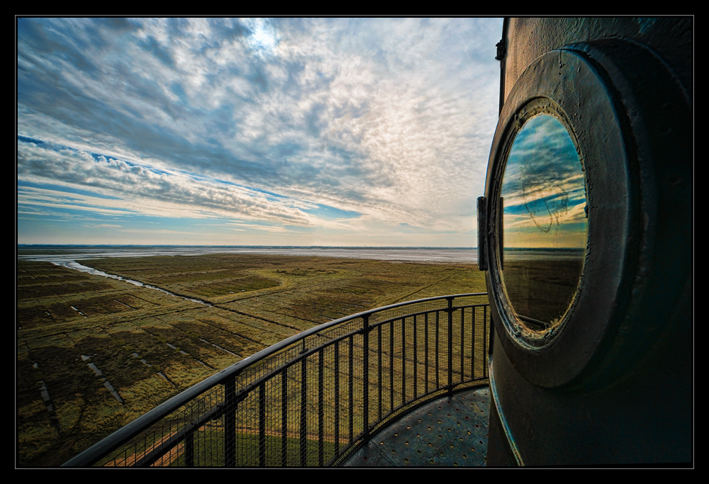 Blick vom Westerhever Leuchtturm