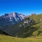 Blick vom Wettersteingebirge zum Miemingergebirge