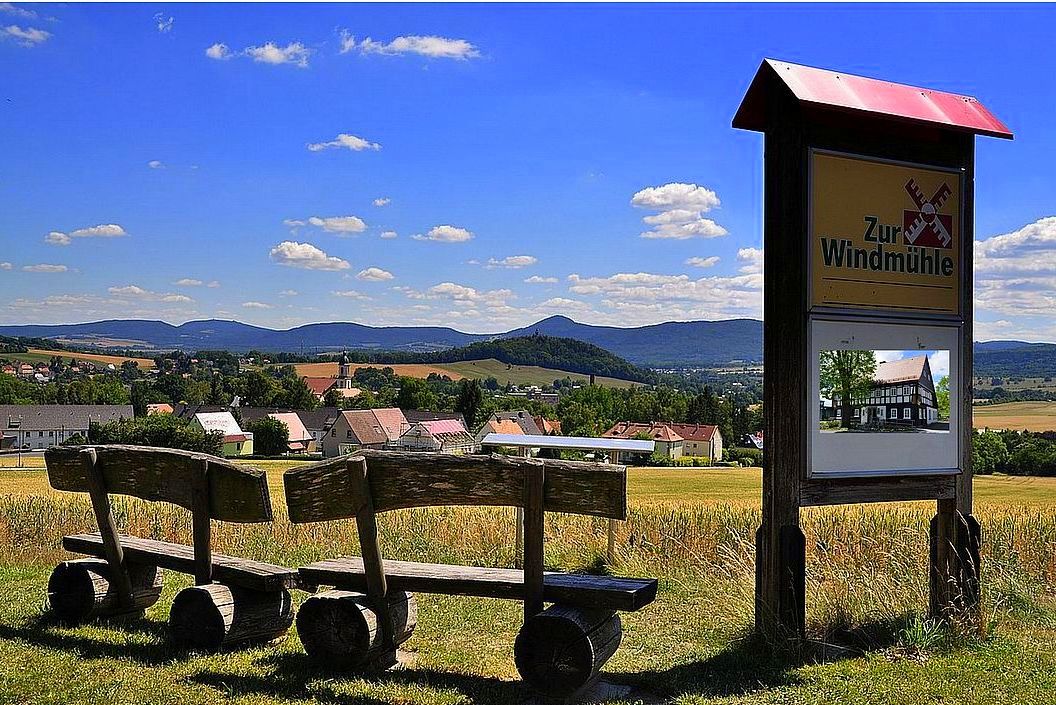 Blick vom Windmühlberg 