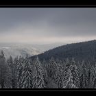 Blick vom winterlichen Feldberg im Schwarzwald