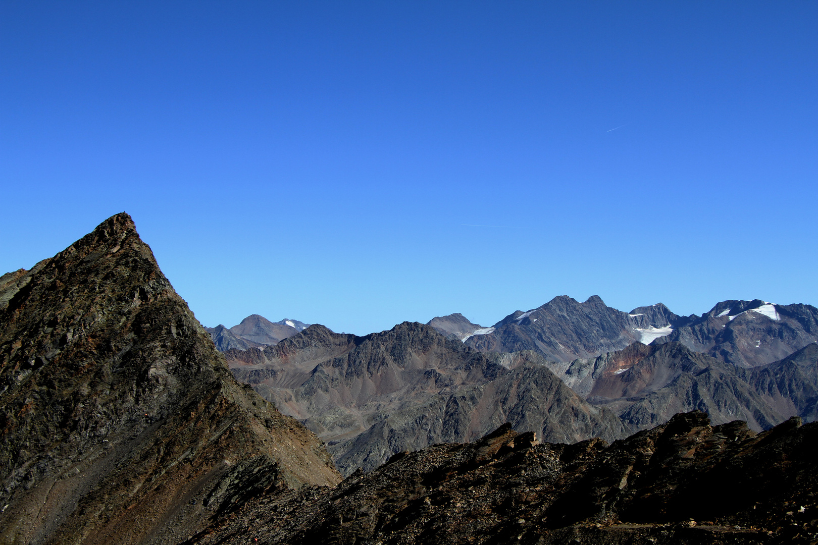 Blick vom Wurmkogel auf die Dolomiten