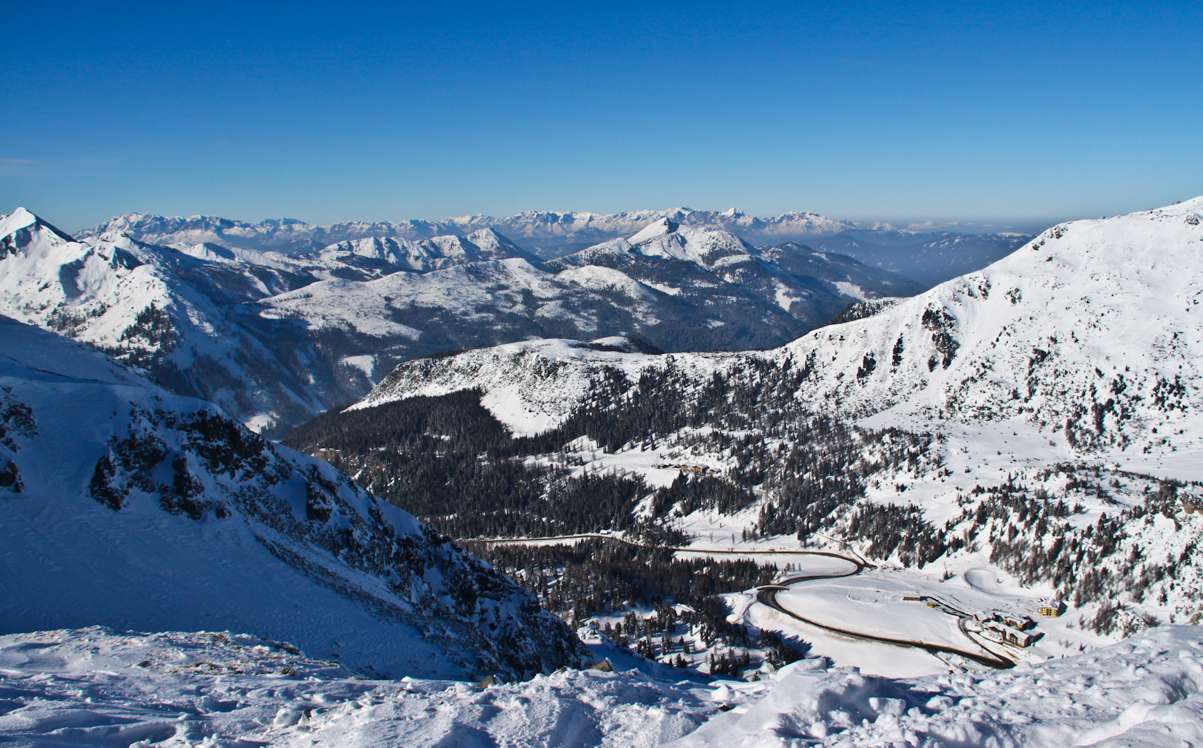 Blick vom Zehnerkar....