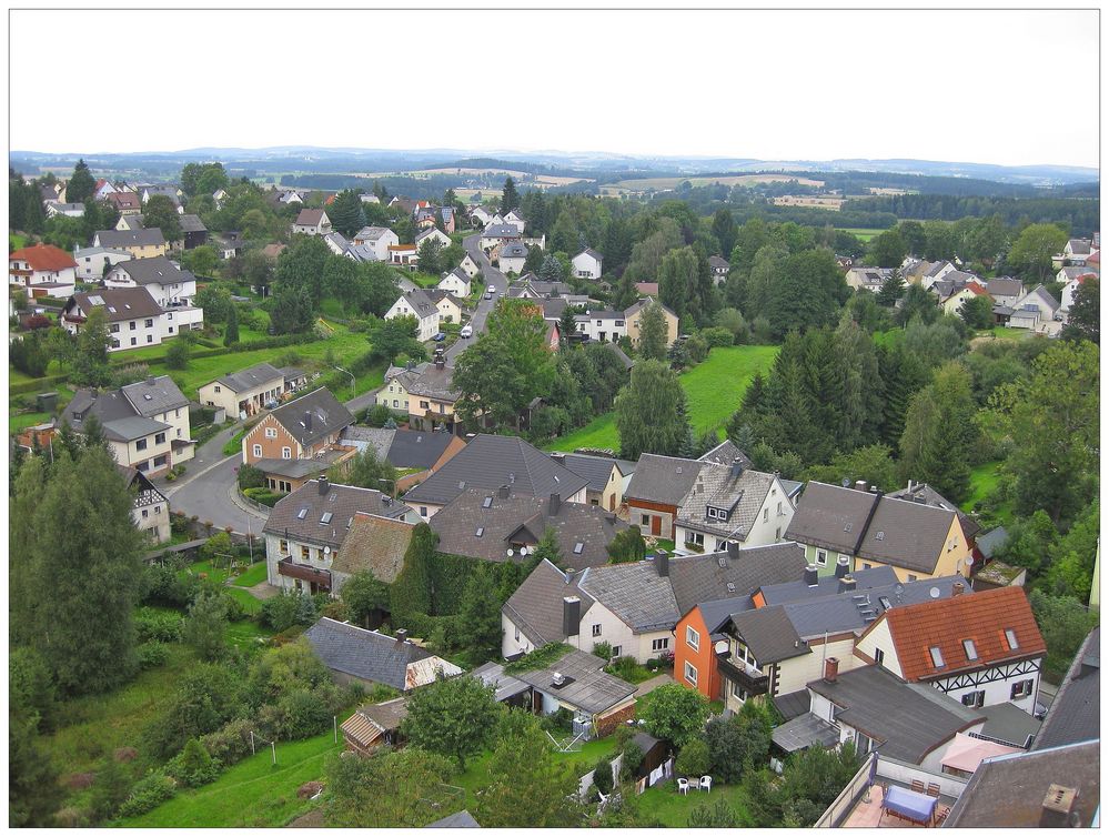 Blick vom Zeller Kirchturm