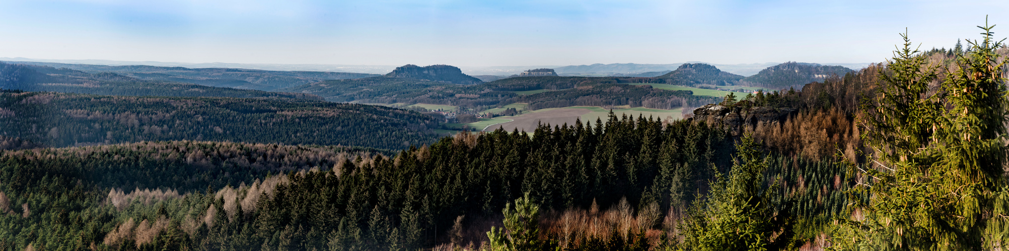 Blick vom Zschirnstein