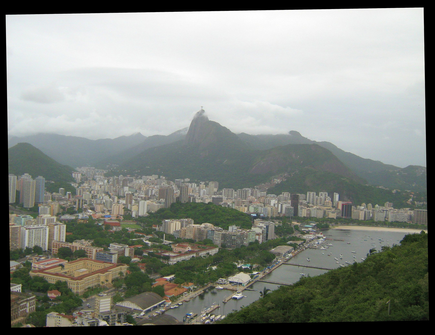 Blick vom Zuckerhut zum Corcovado