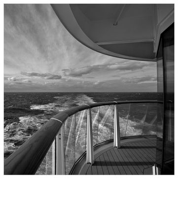 Blick von achtern steuerbord - Vista da poppa a dritta