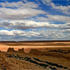 Blick von Ait Benhaddou in die Wüste