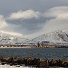 Blick von Akranes auf die Berge