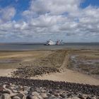 Blick von Amrum in Richtung Föhr