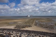 Blick von Amrum in Richtung Föhr